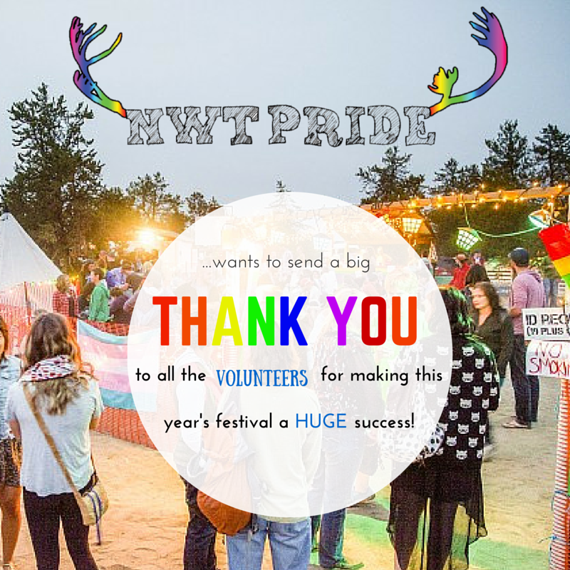 We have some of the finest volunteers in the universe! We couldn’t run this festival without you. Thank you for keeping everyone safe and happy! xox NWT Pride