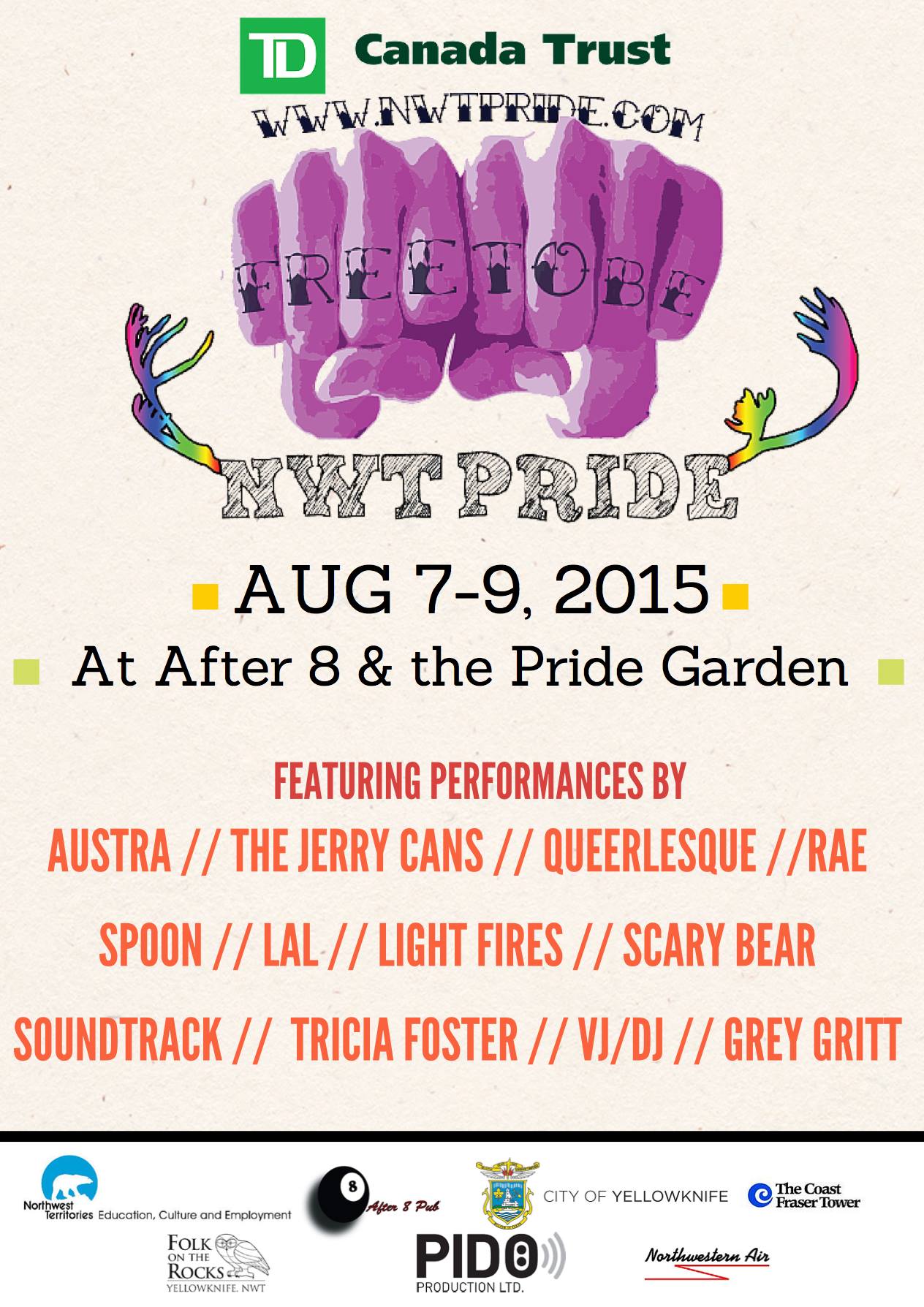 Check out this year’s line up!Stay tuned for a full schedule coming out this week.